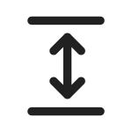 Arrow Fit Height SVG Icon